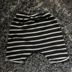 STRIPED BABY HAREM SHORTS
